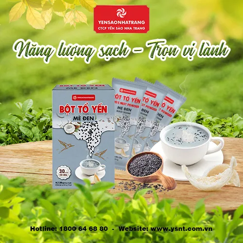 BỘT TỔ YẾN MÈ ĐEN – THƠM NGON GIÀU DƯỠNG CHẤT