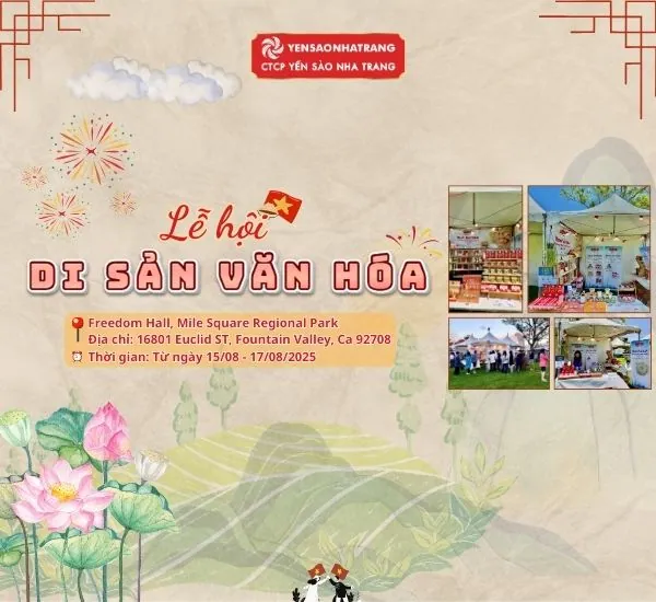 [CALIFORNIA – MỸ] CTCP YẾN SÀO NHA TRANG – NEST ART USA THAM GIA LỄ HỘI DI SẢN VĂN HÓA TẠI CALIFORNIA