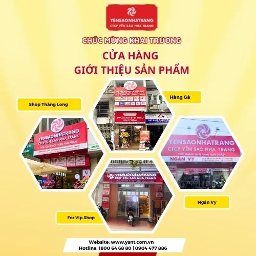 CHÚC MỪNG KHAI TRƯƠNG ĐIỂM HẸN MUA YẾN MỚI
