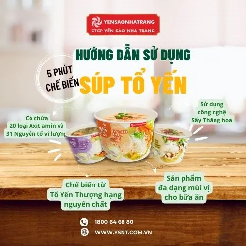 CÓ NGAY MÓN SÚP TỔ YẾN THƠM NGON