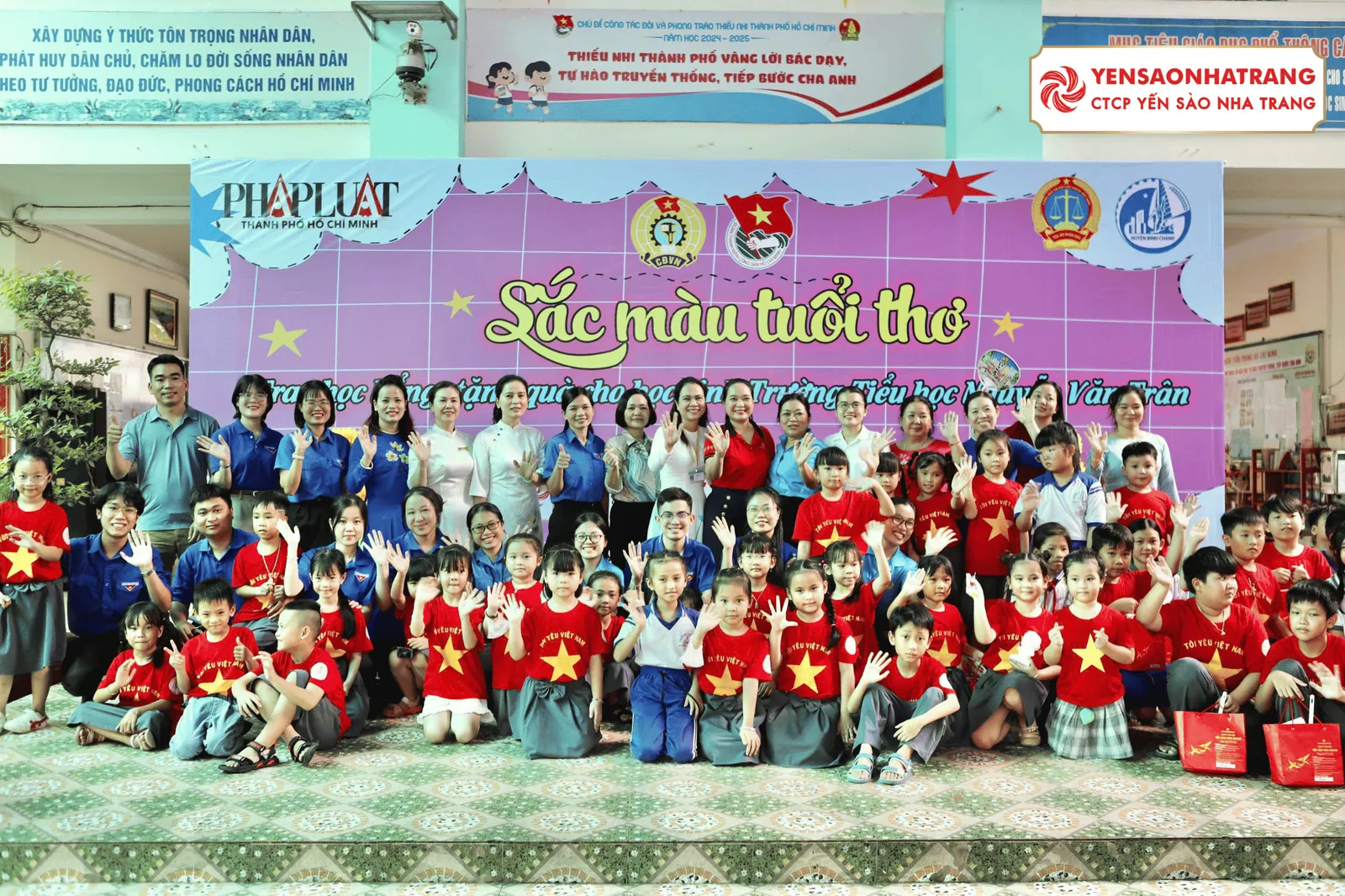 CTCP YẾN SÀO NHA TRANG MANG ĐẾN NHỮNG “SẮC MÀU” Ý NGHĨA TRONG CHƯƠNG TRÌNH SẮC MÀU TUỔI THƠ!