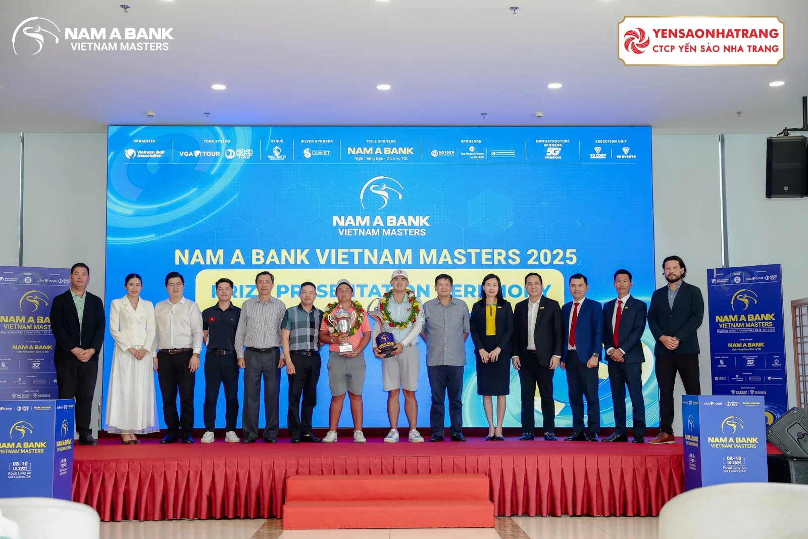 CTCP YẾN SÀO NHA TRANG – NHÀ TÀI TRỢ THỨC UỐNG CHÍNH THỨC GIẢI MASTER GOLF NAM Á BANK 2025