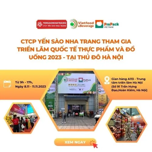 TRIỂN LÃM QUỐC TẾ THỰC PHẨM VÀ ĐỒ UỐNG 2023 – TẠI THỦ ĐÔ HÀ NỘI