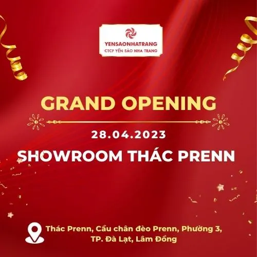 GRAND OPENING – SHOWROOM YẾN SÀO NHA TRANG – THÁC PRENN