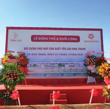 Lễ Động thổ và Khởi công Nhà máy Yến sào Nha Trang