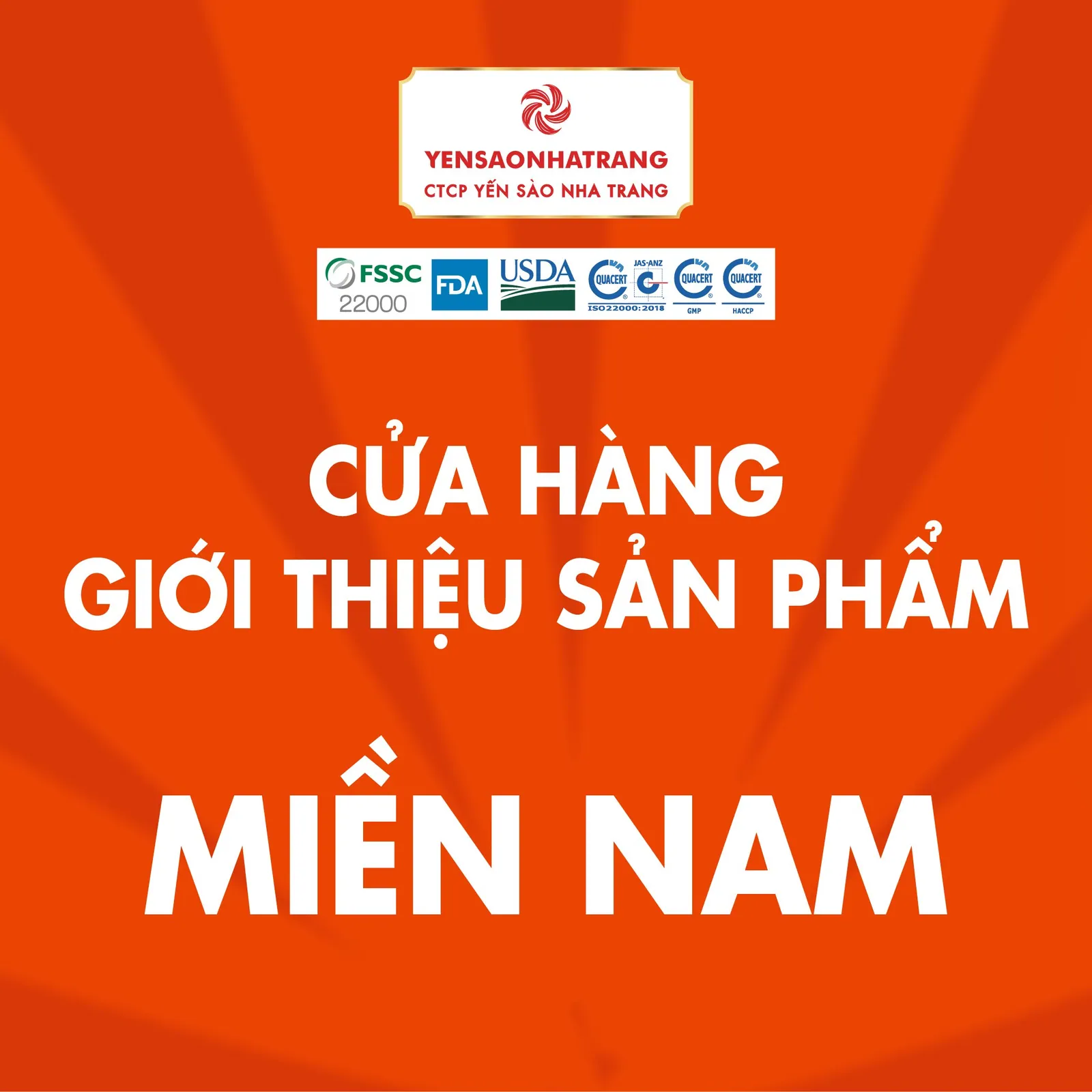 [Miền Nam] Cửa Hàng Giới Thiệu Sản Phẩm – CTCP Yến Sào Nha Trang