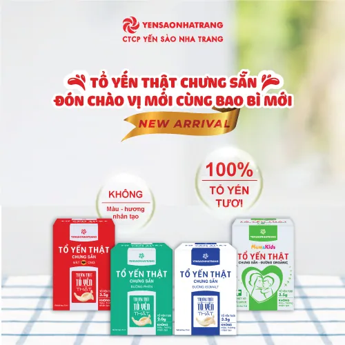 RA MẮT SẢN PHẨM MỚI TỔ YẾN THẬT CHƯNG SẴN