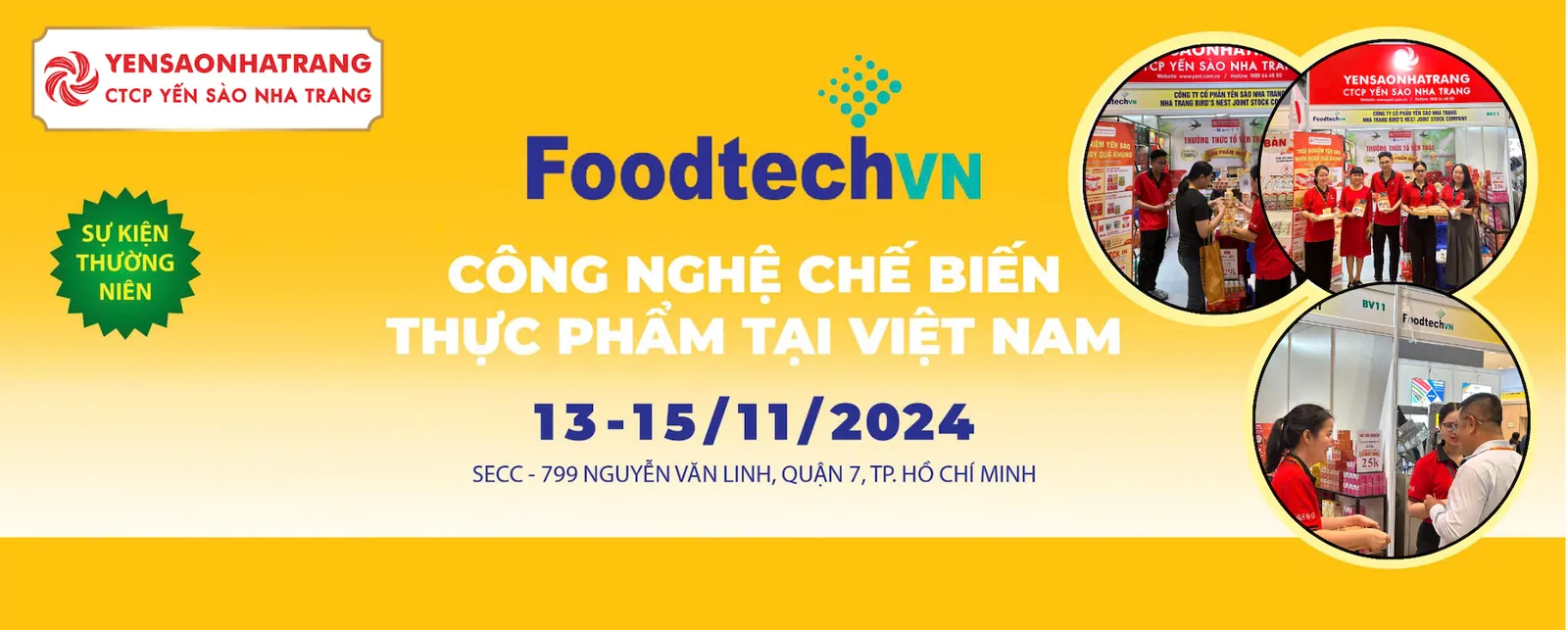 [ TP.HCM ] CTCP Yến Sào Nha Trang có mặt tại Triển lãm Quốc tế Công nghiệp Thực phẩm Việt Nam 2024